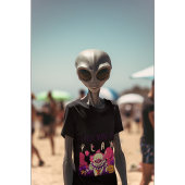 Creepy Clown Balloon Halloween T-Shirt" T-shirt