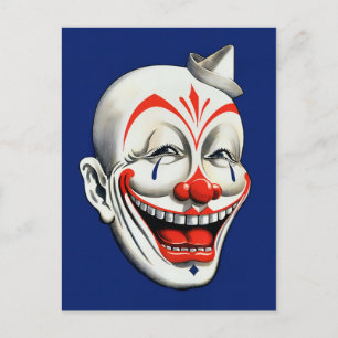  Creepy Clown Briefkaart