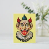Creepy  Clown Briefkaart (Staand voorkant)