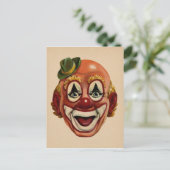 Creepy Clown Briefkaart (Staand voorkant)