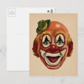 Creepy Clown Briefkaart (Voorkant / Achterkant)