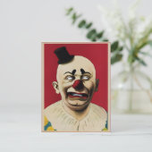Creepy Clown Briefkaart (Staand voorkant)