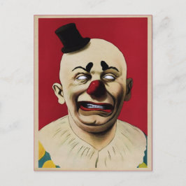 Creepy  Clown Briefkaart