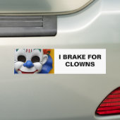 Creepy Clown Bumpersticker (Op auto)