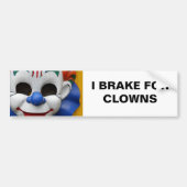 Creepy Clown Bumpersticker (Voorkant)
