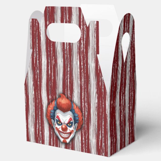 Creepy Clown Carnaval Halloween Bedankdoosjes (Geopend)