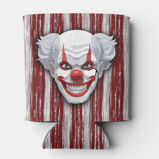 Creepy Clown Carnaval Halloween Blikjeskoeler (Achterkant)