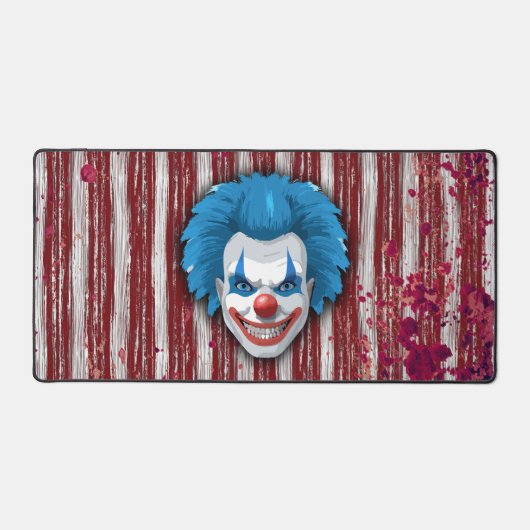 Creepy Clown Carnaval Halloween Bureaumat (Voorkant)