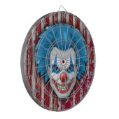 Creepy Clown Carnaval Halloween Dartbord (Voorkant Links)