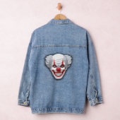 Creepy Clown Carnaval Halloween Denim Jacket (Hangar)