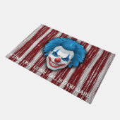 Creepy Clown Carnaval Halloween Deurmat (Schuin)