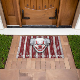 Creepy Clown Carnaval Halloween Deurmat