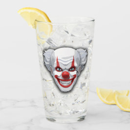 Creepy Clown Carnaval Halloween Glas