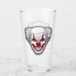 Creepy Clown Carnaval Halloween Glas