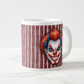 Creepy Clown Carnaval Halloween Grote Koffiekop (Voorkant rechts)