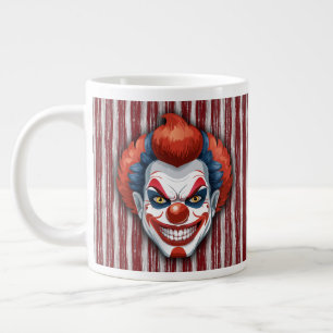 Creepy Clown Carnaval Halloween Grote Koffiekop
