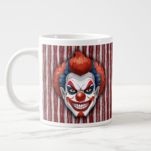 Creepy Clown Carnaval Halloween Grote Koffiekop (Links)
