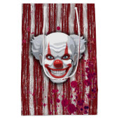 Creepy Clown Carnaval Halloween Medium Cadeauzakje (Achterkant)