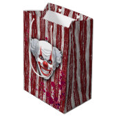 Creepy Clown Carnaval Halloween Medium Cadeauzakje (Achterkant Gekanteld)