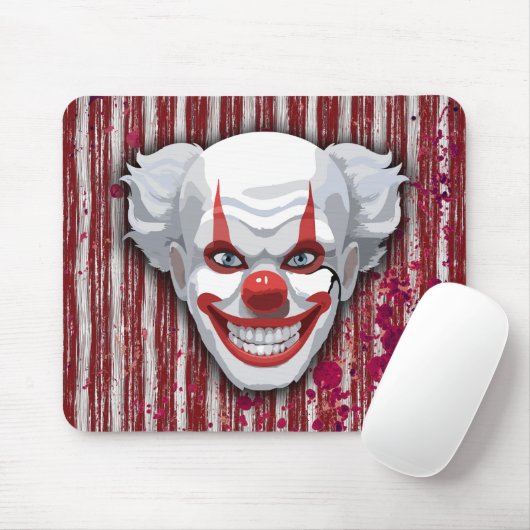 Creepy Clown Carnaval Halloween Muismat (Met muis)
