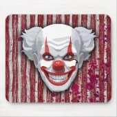 Creepy Clown Carnaval Halloween Muismat (Voorkant)