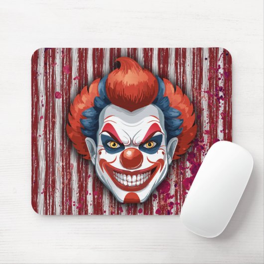 Creepy Clown Carnaval Halloween Muismat (Met muis)
