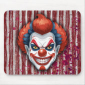 Creepy Clown Carnaval Halloween Muismat (Voorkant)