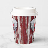 Creepy Clown Carnaval Halloween Papieren Bekers (Rechts)