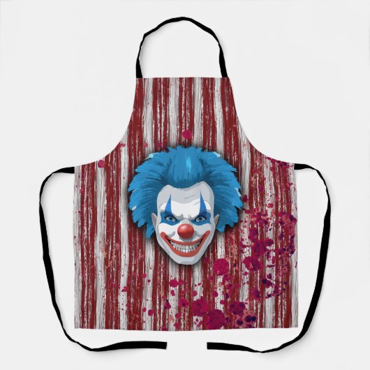 Creepy Clown Carnaval Halloween Schort (Voorkant)