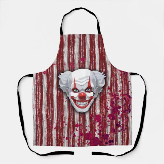 Creepy Clown Carnaval Halloween Schort (Voorkant)