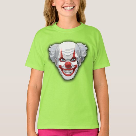 Creepy Clown Carnaval Halloween T-shirt (Voorkant)