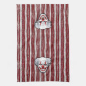 Creepy Clown Carnaval Halloween Theedoek (Verticaal)