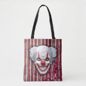 Creepy Clown Carnaval Halloween Tote Bag (Voorkant)