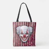 Creepy Clown Carnaval Halloween Tote Bag (Achterkant)
