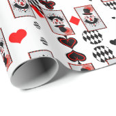 Creepy Clown Circus Horror Halloween Cadeaupapier (Rol Hoek)