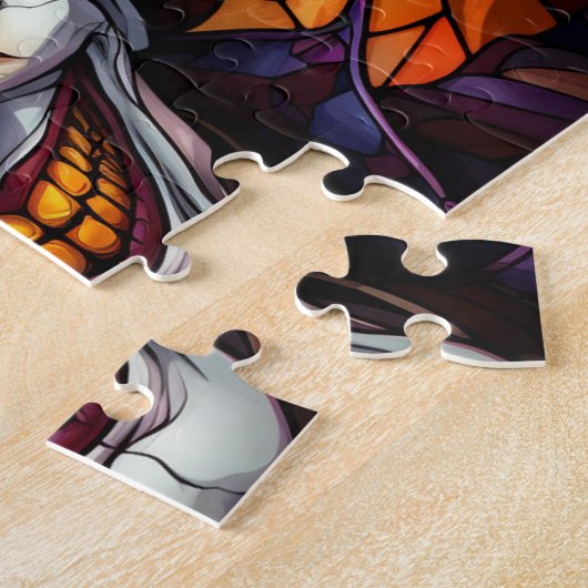 Creepy Clown Demon Halloween Legpuzzel (Zijkant)