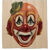 Creepy  Clown Face Douchegordijn (Voorkant)