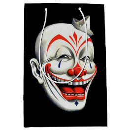 Creepy Clown Face Gift Bag Medium Cadeauzakje