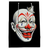 Creepy Clown Face Gift Bag Medium Cadeauzakje (Achterkant)