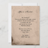 Creepy Clown Family Halloween Party Kaart (Achterkant)