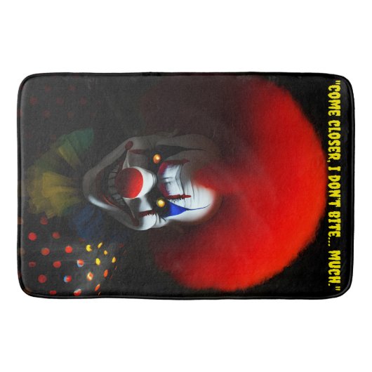 Creepy Clown Fobie Enge Gag Custom Badmat (Voorkant)