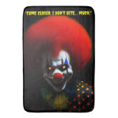 Creepy Clown Fobie Enge Gag Custom Badmat (Voorkant Verticaal)