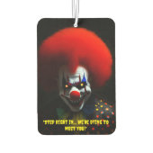 Creepy Clown Fobie Enge Gag Custom Luchtverfrisser (Achterkant)