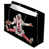 Creepy Clown Gift Bag Groot Cadeauzakje (Voorkant Gekanteld)