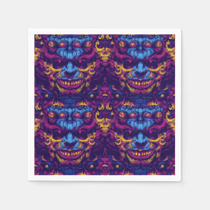 Creepy Clown Halloween Servet