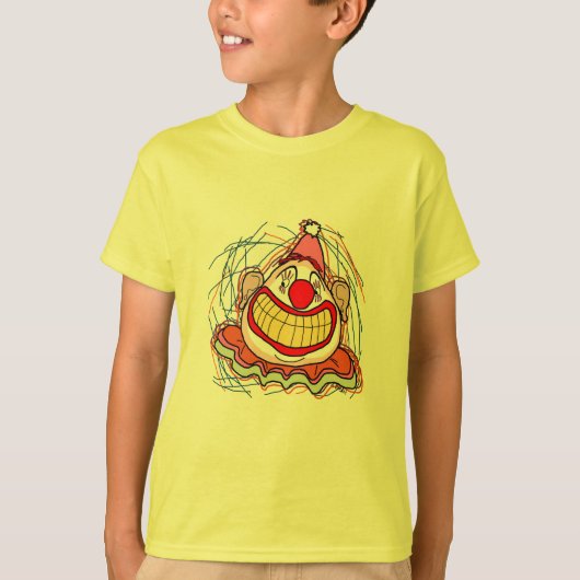 Creepy Clown Halloween T-shirt (Voorkant)