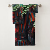 Creepy Clown Horror Scene Ontwerp Bad Handdoek (Insitu)