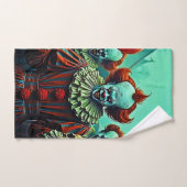 Creepy Clown Horror Scene Ontwerp Bad Handdoek (Handdoek)