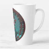 Creepy Clown Milk Cup Latte Mok (Rechts)