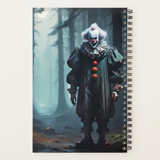 - "Creepy Clown" Planner (Achterkant)